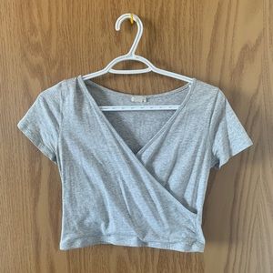 Garage // Cropped Wrap Top